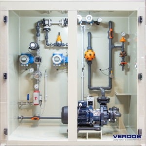 Schwefelsäure-Verdünnungsanlage / Sulfuric acid dilution system