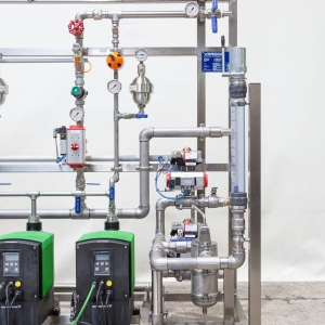 Dosieranlage Mit Nachverdünnung - Detail / Dosing System with Post-Dilution - detail