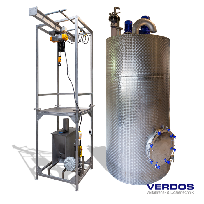 IBC-Umfüll- und Dosierstation