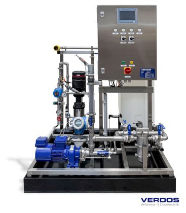 Polymerlöseanlage mit Vorlagebehälter