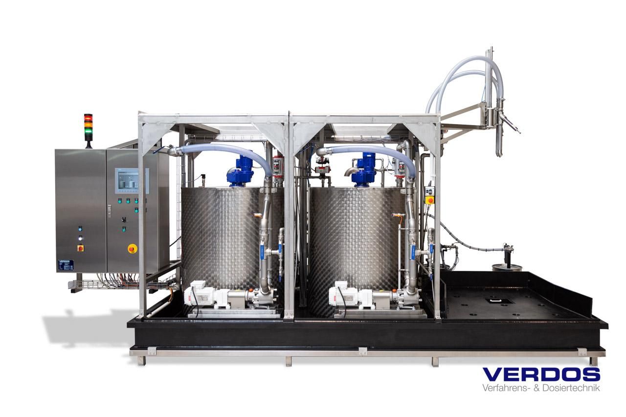 Anlage ohne IBC Container